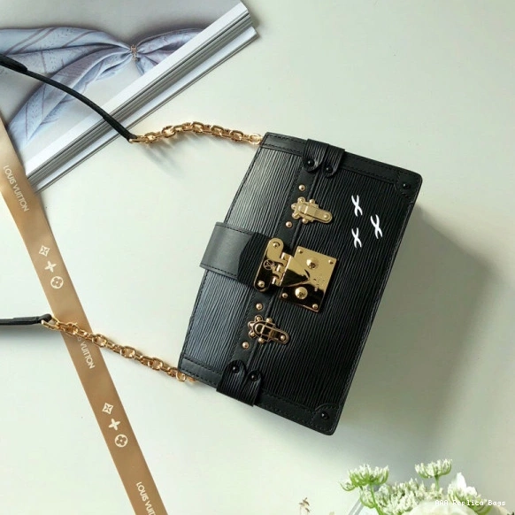 Aaa replica bags Vuitton Louis TRUNK CLUTCH 0710